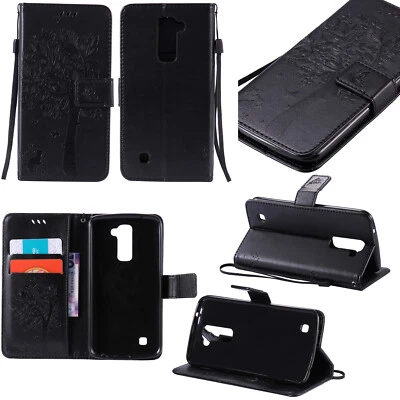 Case for LG K10 K8 V20 V30 Q8 K5 Pattern PU Leather Flip Wallet Case Phone Cover - Image 1 of 4