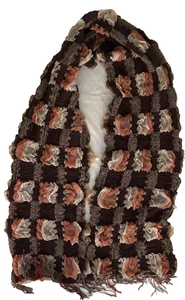 Hand Knitted Textured Scarf - Picture 1 of 2