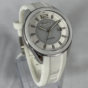 Rhythm Earth Saver Orologio ad Energia Solare Argento 402 - ES1402R01 - Foto 1 di 4