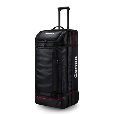 Bolsa de Lona Rodante 33" con Ruedas 100L Equipaje de Lona de Viaje Impermeable Foto 1 de 4