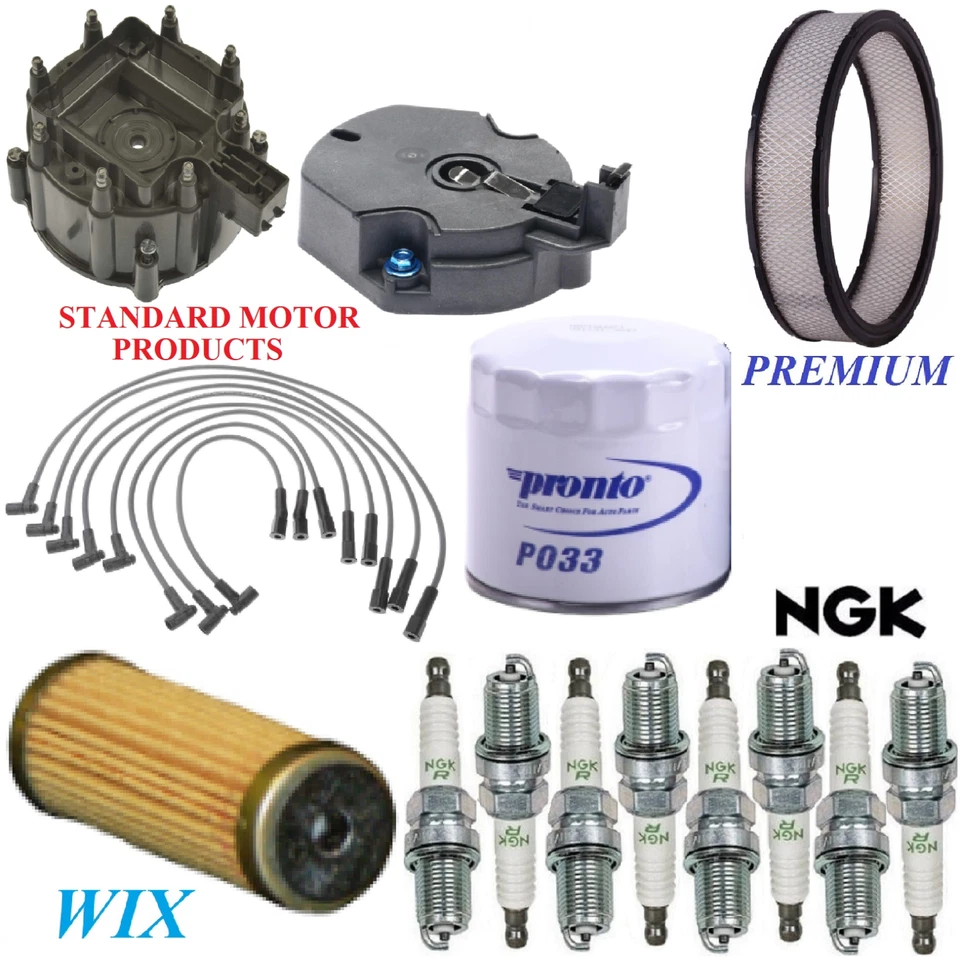 Kit de afinación filtros tapones de cable para PONTIAC GRAND LEMANS 5,7 L 6,6 L 4 BBL y 7,5 L 76 Foto 1 de 1
