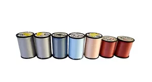 Lot Of 7 VTG American Craft Walmart Multipel Colors Spools Sewing Thread Sealed. - Picture 1 of 6