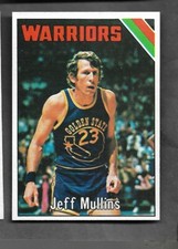 1975-76 TOPPS BSKB #157 JEFF MULLINS/WARRIORS EX/MT
