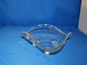 FOSTORIA GLASS CENTURY TRI CORNERED FOOTED BOWL - Picture 1 of 1