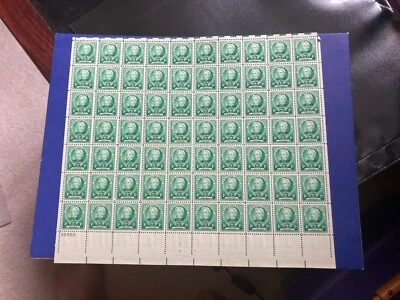 US # 869 - Horace Mann - Sheet Of 70 - MNH - 1940 - Image 1 of 2
