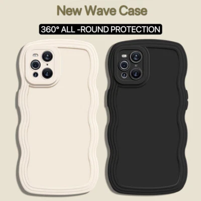 Case For iPhone 15 Pro Max 14 13 12 11 XR XS 7 8 Shockproof Wave Curly Cover - Image 1 of 4
