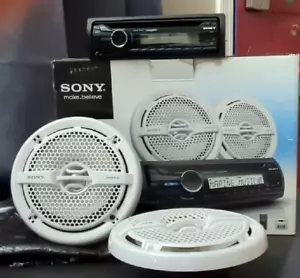 Sony CXSM2016 Boat Radio Stereo Marine Digital Clarity Tuner 140W Sirius Ready - Picture 1 of 13