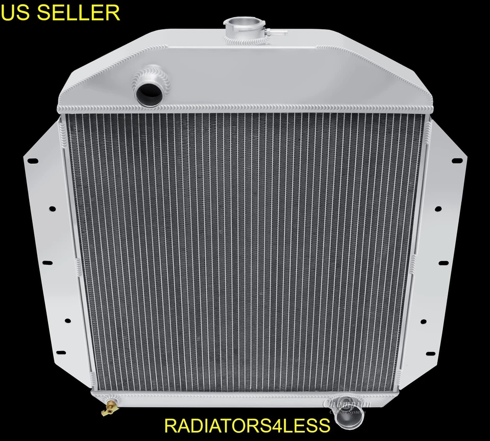 CHAMPION 3 FILAS RADIADOR ALUMINIO 49 50 51 52 53 FORD COCHE SEDÁN LUJO 6CYL  Foto 1 de 4