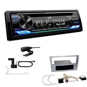 JVC CD-Receiver Radio DAB Bluetooth für Opel Astra H Twin Top matt chrom Canbus - Bild 1 von 6