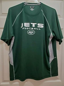 NFL Team Apparel Men's 2XL NY Jets Football Tshirt Green - Picture 1 of 5