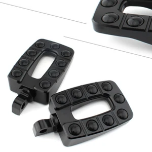 Foot Peg Footrest Pedal Non-slip Fit Harley Dyna Fatboy Sportster XL883 XL1200 - Picture 1 of 11