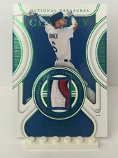 Trea Turner 2022 National Treasures Century Materials Green 1/3 