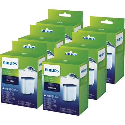 6 x PHILIPS SAECO CA6903 AQUA CLEAN Kalk- und Wasserfilter