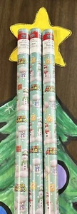 Super Mario Christmas Lot Of 3 Holiday Gift Wrap Paper Rolls -60 Sq. Ft. Total - Picture 1 of 4