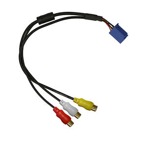 Samochodowy adapter RCA VTR kabel 6-pinowy niebieski port A / V zamiennik do Toyoty Q5W6