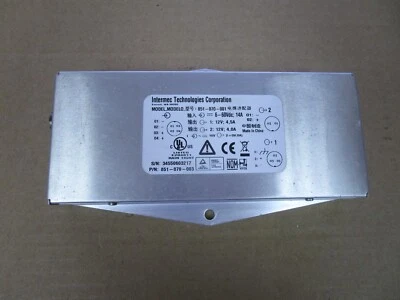 INTERMEC CONVERTER ADAPTER 851-070-001 60Vdc 14A - Image 1 of 4