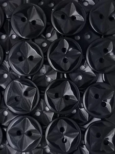 STAR BUTTON, SIZE 24L -5/8", SHINY FINISH,  144 PIECES, FREE SHIPPING USA - Picture 1 of 41