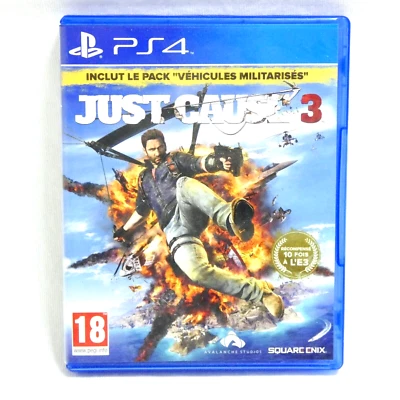 JUST CAUSE 3 JEU PLAYSTATION 4 PAL FRA ACTION AVENTURE SQUARE ENIX CONSOLE PS4 - Photo 1/3