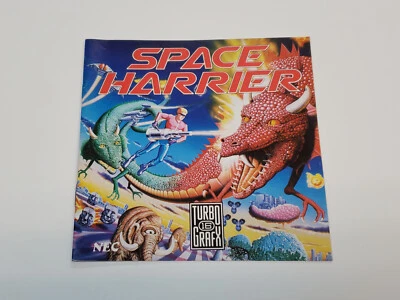 Space Harrier *FRENCH* Canada Authentic Original TurboGrafx-16 NEC Manual Only - Image 1 of 4