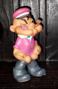 DE COLECCIÓN RARO AÑOS 60 POPEYE EL MARINERO VINILO GOMA FIGURA JUGUETE ARGENTINA KFS LIC - Imagen 1 de 12