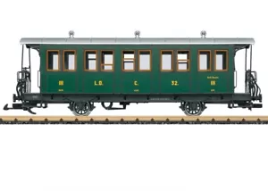 LGB 30341 G Rhaetian Railway Landquart-Davos 3rd Class Passenger Car #C 32 - Picture 1 of 1
