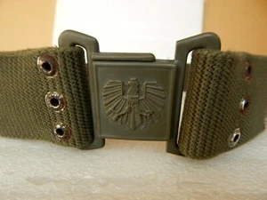 VINTAGE made in AUSTRIA MILITARY ARMY COMBAT PISTOL BELT BUCKLE HEAVY MATERIAL - Picture 1 of 12