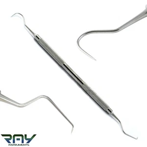Instrumentos raspadores de higiene de sonda exploradora periodontal 23/17 de endodoncia dental - Imagen 1 de 3