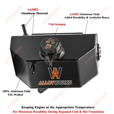 Aluminum Coolant Overflow Expansion Tank For 2015-2018  Ford Mustang - Image 1 of 4