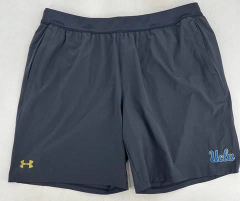 UCLA Bruins Under Armour HeatGear Athletic Shorts Men's Gray 2XL Cover