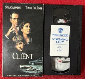 The Client Full Length Screener Promo VHS 1994 Susan Sarandon Tommy Lee Jones - Picture 1 of 4