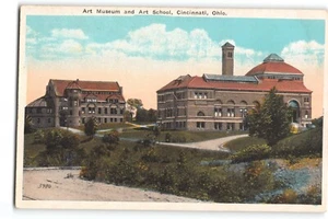 Postcard Art Museum and Art School, Cincinnati, Ohio, Kraemer Art Co., c.1910s - Picture 1 of 2