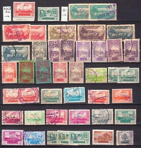 LEBANON REVENUE 1930 1960 lot of 44 stamps grand liban - Picture 1 of 1