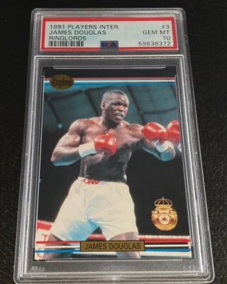 PSA 10 1991 Ringlords James Buster Douglas Rookie Card #3 Gem Mint Players Inter - Image 1 of 2
