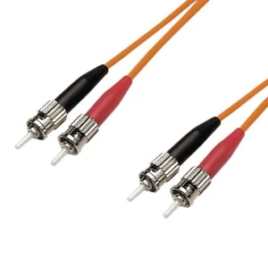 Bretella ottica multimodale OM2 ST-ST Duplex, Patch cord 1-250mt - Made in Italy - Imagen 1 de 2