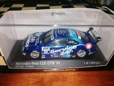 Minichamps 1/43 Mercedes CLK DTM #42 DTM 2001 D. Turner 400 013742 - Immagine 1 di 2