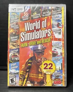 World Of Simulators Farm, Drive And Rescue 22 Complete Games PC New Sealed - Picture 1 of 2