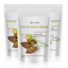 Horny Goat Weed Extract Tablets Libido Boost Epimedium Grandiflorum Vegan UK  