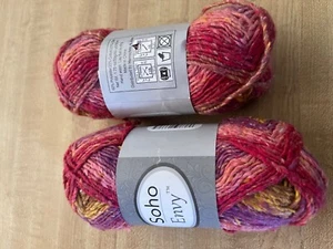 2 Soho Envy cotton/silk/polyester blend yarn, - Picture 1 of 1