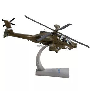 1/72 Boeing AH-64A Apache Helicopter Model Diecast Airplane Model Collectible - Picture 1 of 13