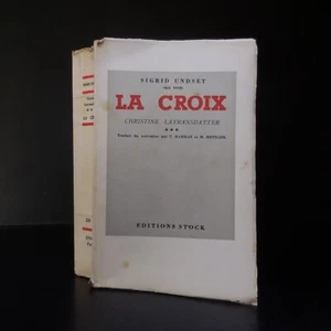 N23.89 Sigrid Undset Prix Nobel Christine Lavransdatter La Croix 1947 littératur - Imagen 1 de 23