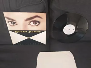 12" MICHAEL JACKSON Black or White Instrumental Bad Thriller 45 RPM 91 1st press - Foto 1 di 3