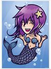 Laminiertes Anime Meerjungfrau Mini-Poster