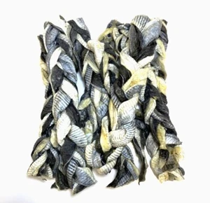 FISH BRAIDS 1KG DRIED NATURAL DOG CHEWS TREATS From Maltbys Stores 1904 Ltd - Picture 1 of 8