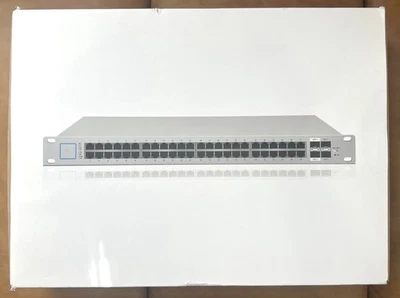 Ubiquiti UniFi US-48-500W 48-Port PoE+ Gigabit Ethernet 4XSFP/+ Network Switch - Image 1 of 4