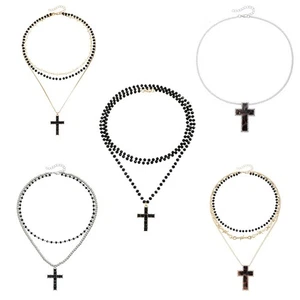 Schmuck kreativ Kreuz Halskette weiblich sexy Ins würzig Mädchen Stil Xiang Jude " - Bild 1 von 25