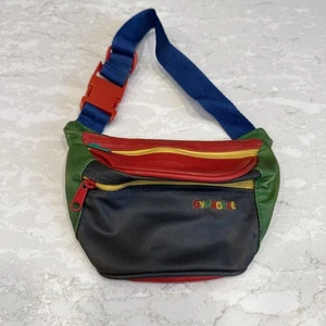 Riñonera vintage para niños Gymboree bolsa de cintura bloque de color años 90 vintage dos bolsillos - Imagen 1 de 20