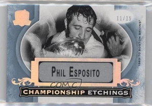 2021 Upper Deck The Cup Championship Etchings /15 Phil Esposito #CE-PE Auto HOF - Picture 1 of 3