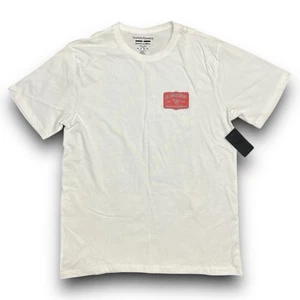 Paper Planes PPL gestapeltes T-Shirt mit Grafik auf der Rückseite - Herrengröße Large - weiß - Bild 1 von 17