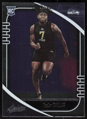 2020 Panini Absolute  #128 DeeJay Dallas  RC, SN199 - Image 1 of 2