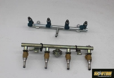 08-16 YAMAHA YZF R6 INYECTORES DE COMBUSTIBLE SECUNDARIOS PRIMARIOS CAJA DE AIRE RIEL DE GAS Foto 1 de 4